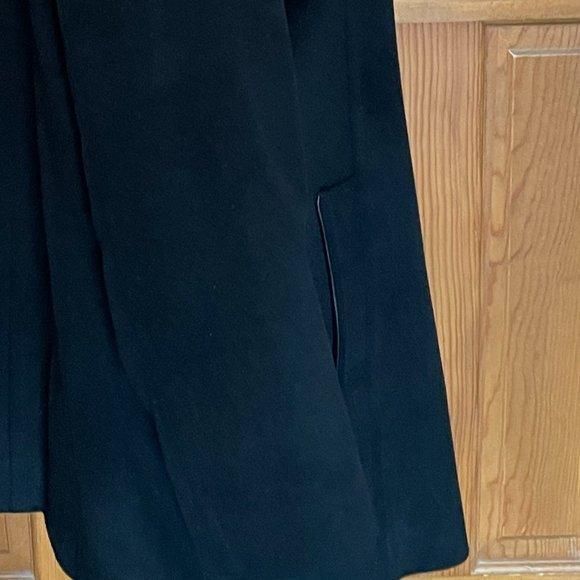 Jones New York Collection Classic Pea Coat EUC Sz 12 Black - Picture 7 of 12
